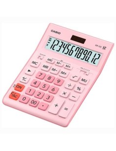 CASIO CALCULADORA DE OFICINA SOBREMESA 12 DÍGITOS ROSA