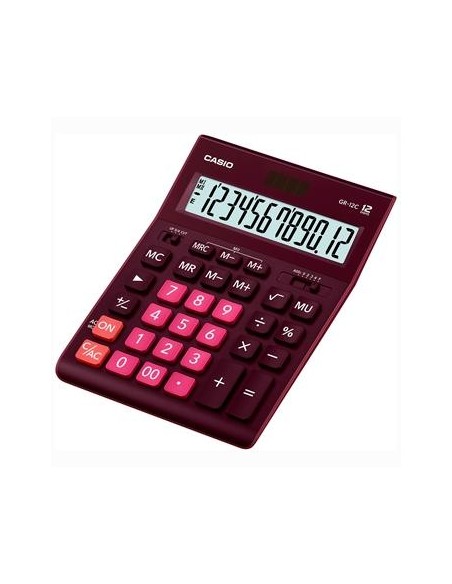 CASIO CALCULADORA DE OFICINA SOBREMESA 12 DÍGITOS MORADO