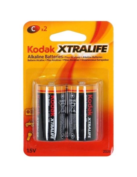 KODAK PILAS EXTRALIFE ALCALINAS C - LR14 - PACK 2 UDS