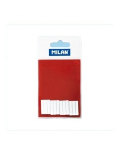 MILAN ESTUCHE 12 GOMAS DE RECAMBIO ABRASIVAS PARA BORRADOR ELECTRICO MOD. 30767 BLANCO