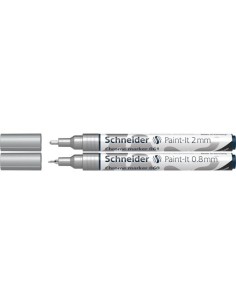 SCHEIDER MARCADOR METÁLICO CROMADO PAINT-IT 2 CHROME 0.8MM/2MM ESTUCHE 2 UD SURTIDO