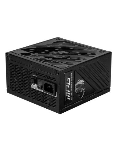 MPG A1250GS PCIE5 unidad de fuente de alimentación 1250 W 20+4 pin ATX ATX Negro