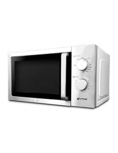 GRUNKEL MICROONDAS CON GRILL 700W 20L METALIZADO,CON 5 NIVELES DE POTENCIA
