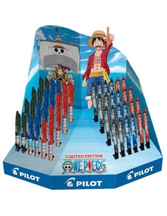 PILOT BOLÍGRAFOS TINTA BORRABLE FRIXION BALL / BALL PLUS ED.LIMITADA ONE PIECE SURTIDO EXPOSITOR 48 UD