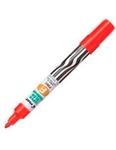 PILOT MARCADOR PERMANENTE SCA-F RECARGABLE ROJO - Pack de 12 unidades