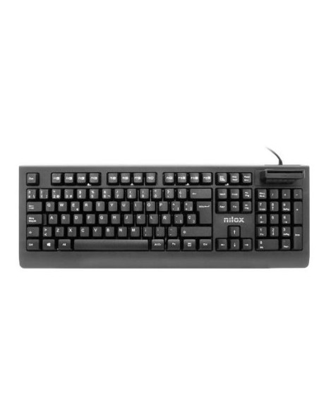 TECLADO LECTOR DNI USB ESPANOL TECLADO LECTOR DNI USB ESPANOL