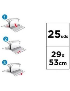 MP FORRO DE LIBROS 29CM ANTIRASGADO 130 MICRAS AJUSTABLE CAJA 25 TRANSPARENTE