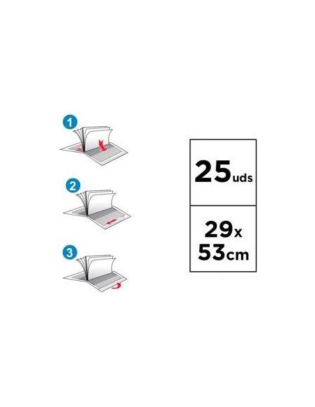 MP FORRO DE LIBROS 29CM ANTIRASGADO 130 MICRAS AJUSTABLE CAJA 25 TRANSPARENTE