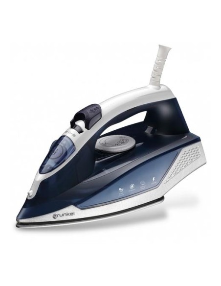 GRUNKEL PLANCHA DE VAPOR, TERMOSTATO AJUSTABLE,  2200W, SUELA CERÁMICA