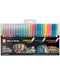 TALENS SAKURA ESTUCHE DE 24 BOLÍGRAFOS GELLY ROLL MIXED COLORES SURTIDOS