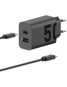 MOTOROLA CARGADOR PARED CON CABLE USB-C TURBO POWER 50W