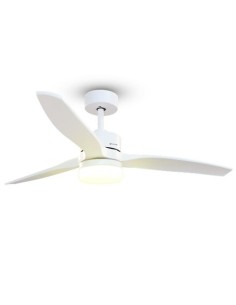 GRUNKEL VENTILADOR DE TECHO CON LUZ 24W 6 VELOCIDADES C/TEMPORIZADOR BLANCO