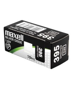 MAXELL MICRO PILAS PLANAS ÓXIDO DE PLATA 1,55V - SR0927SW 395 CAJA 10U