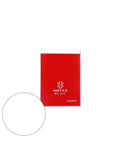 TALONARIO BLOC DE NOTAS DOCEAVO BLANCO - Pack de 20 unidades