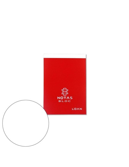 TALONARIO BLOC DE NOTAS DOCEAVO BLANCO - Pack de 20 unidades