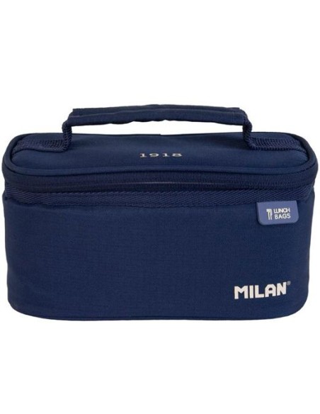 MILAN BOLSA ISOTÉRMICA PORTA ALIMENTOS PEQUEÑA 1 RECIPIENTE 1,5L SERIE 1918 AZUL MARINO