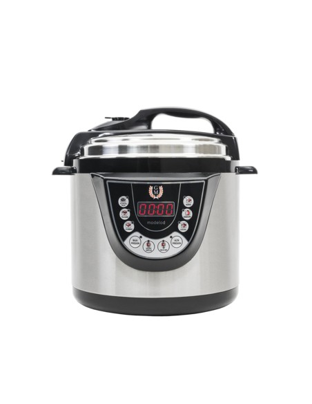 02003 olla a presión 6 L Negro, Acero inoxidable 1000 W