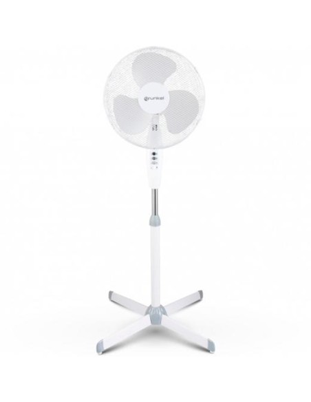 GRUNKEL VENTILADOR DE PIE 50W REGULABLE 3 VELOCIDADES BLANCO