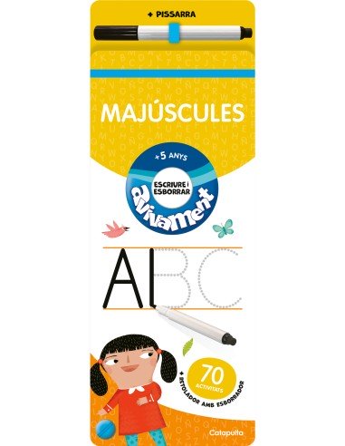 Avivament Escriure i Esborrar Majuscules