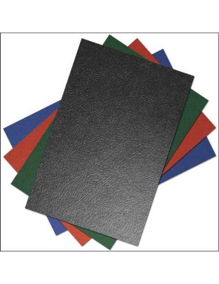 YOSAN TAPAS ENCUADERNACIÓN CARTÓN GOFRADO NORMAL A4 NEGRO -PAQUETE 50U-