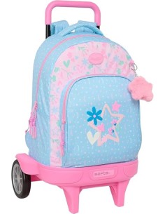 MOCHILA GDE C RUEDAS COMPACT EVOL EXT BLACKFIT8 SMILE 33x45x22cm