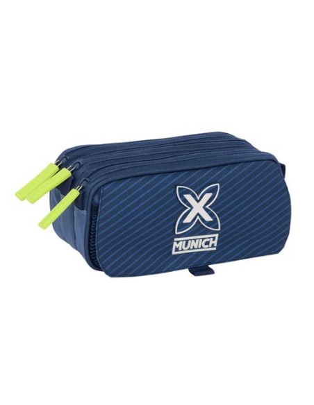 PORTATODO TRIPLE BIG MUNICH BLUE INDIGO 215x10x8cm