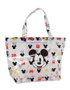 BOLSO SHOPPING CON CREMALLERA MICKEY MOUSE BEACH 54x35x17cm