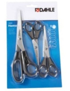 Set 3 tijeras basicas dahle home y office