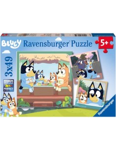 PUZZLE 2D 3X49 PIEZAS DISNEY BLUEY RAVENSBURGER