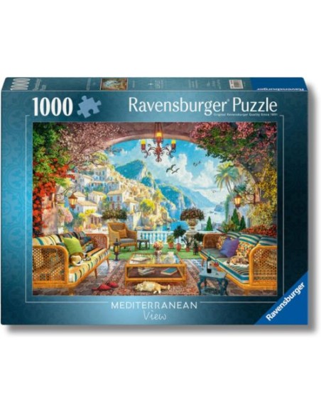 PUZZLE 2D 1000 PIEZAS TERRAZA MEDITERRANEA RAVENSBURGER