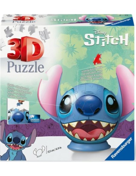 PUZZLE 3D STITCH CON OREJAS RAVENSBURGER