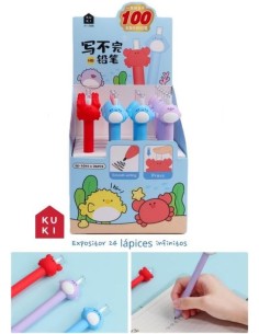 EXP 24 LAPIZ INFINITO ANIMALES MARINOS