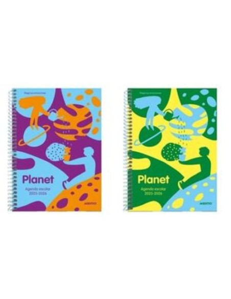AGENDA ESCOLAR PLANET A5 25 26 SV