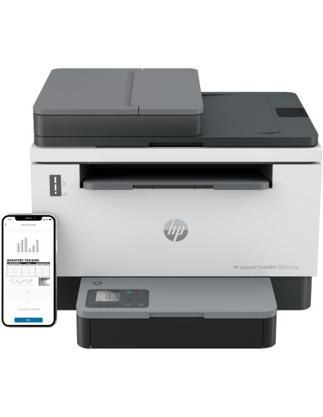 LaserJet Impresora multifunción Tank 2604sdw, Blanco y negro, Impresora para Empresas, Impresión a doble cara  Escanear a corre