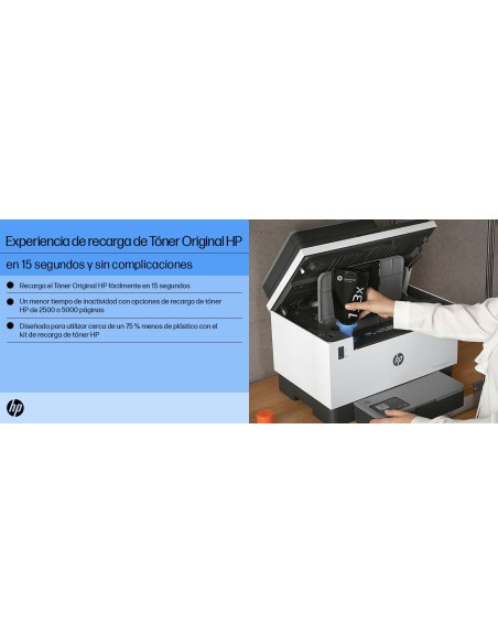LaserJet Impresora multifunción Tank 2604sdw, Blanco y negro, Impresora para Empresas, Impresión a doble cara  Escanear a corre