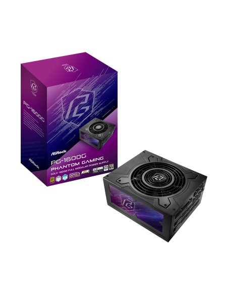 Phantom Gaming PG-1600G unidad de fuente de alimentación 1600 W 20+4 pin ATX ATX Negro