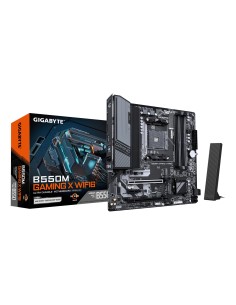 B550M GAMING X WIFI6 Placa base - Procesadores AMD Ryzen 5000, VRM de 5+3 fases, hasta 3200 MHz DDR4, 1x M.2 PCIe 4.0 + 1x M.2 P