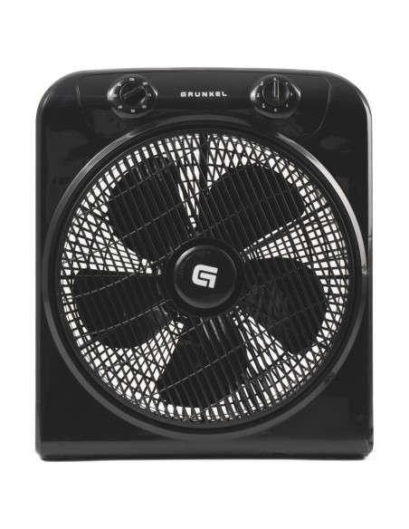 GRUNKEL VENTILADOR DE SUELO 50W 3 VELOCIDADES C/TEMPORIZADOR NEGRO