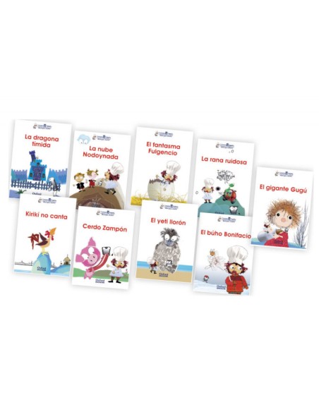 Cocinero y Tableta 5 anos Lecturas niveles 5 7