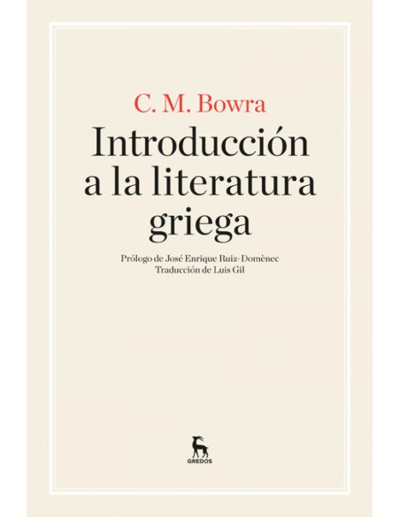Introduccion a la literatura griega