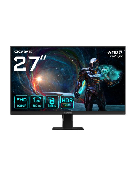 GS27FA Monitor para juegos de 27" FHD - 1920 x 1080, 180Hz, 1ms, 300 cd/m², FreeSync, HDR Ready, HDMI 2.0, Displayport 1.4