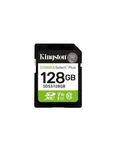 128 GB SDXC Canvas Select Plus Gen3 150 MB/s C10 UHS-I U1 V10