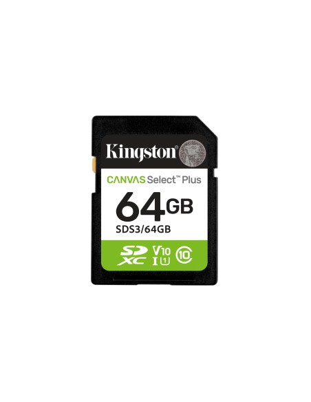 64 GB SDXC Canvas Select Plus Gen3 100 MB/s C10 UHS-I U1 V10