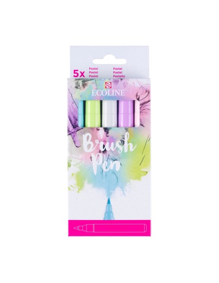 11509931 rotulador para colorear Azul, Verde, Gris claro, Pastel, Rosa, Violeta 5 pieza(s)