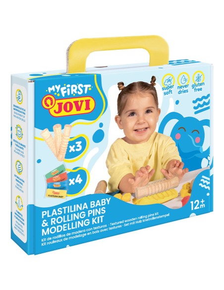 374RP compuesto para cerámica y modelaje Set de utensilios para jugar con plastilina Azul, Verde, Rojo, Madera, Amarillo 1 pieza