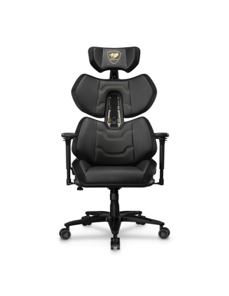 Terminator Elite Gold Silla para videojuegos de PC Asiento acolchado Negro, Oro