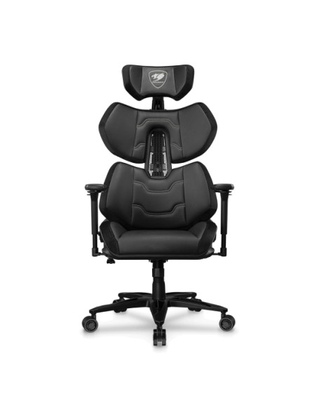 Terminator Elite Silla para videojuegos de PC Asiento acolchado Negro, Plata