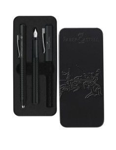 Set estilografica m y boligrafo m color negro