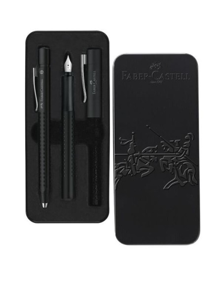 Set estilografica m y boligrafo m color negro