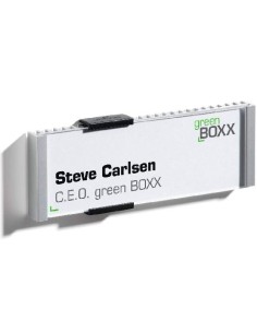 DURABLE IDENTIFICADOR PARA PUERTAS INFO SIGN PLACA DE 149X52,5MM METAL PLATEADO